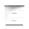 Kingsley 3 Drawer Deep Chest Front on image of the chest on a white background