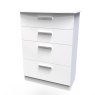 Kingsley 4 Drawer Deep Chest angled image of the chest on a white background