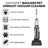 Tower Bagless Pet Upright Vacuum Cleaner features