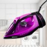 Daewoo 2200w Free Glide Cordless Steam Iron lifestyle image of the iron