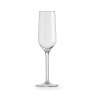 Royal Leerdam Aristo Set Of 4 Flute Glasses image of one of the glasses empty on a white background