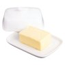 KitchenCraft White Covered Butter Dish