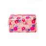 Legami Flowers Makeup Bag front on image of the makeup bag on a white background