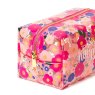 Legami Flowers Makeup Bag angled close up image of the makeup bag on a white background