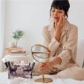 Legami Lips Makeup Bag lifestyle image with the makeup bag in it