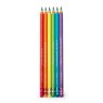 Legami Happiness Set Of 6 Recycled Paper Pencils image of the pencils on a white background