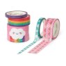 Legami Rainbow Set Of 5 Paper Sticky Tapes image of the tapes on a white background