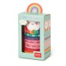 Legami Rainbow Set Of 5 Paper Sticky Tapes image of the tapes in packaging on a white background