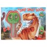 Dino World Snip Snap Book image of the front cover of the book on a white background