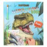 Dino World Watercolour Book image of the front cover of the book on a white background