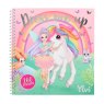 Ylvi Dress Me Up Sticker Book image of the front cover of the book on a white background