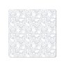 Denby Grey Floral Set Of 6 Placemats image of the placemat on a white background