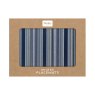 Denby Black Stripe Corked Back Set Of 6 Placemats image of the placemat in packaging on a white background