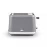 Tower Grey Odyssey 2 Slice Toaster front on image of the toaster on a white background