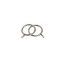 Speedy Satin Silver 28mm Pack Of 8 Pristine Metal Rings image of the rings on a white background