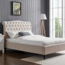 Beatrice Bedstead In Natural angled lifestyle image of the bedstead