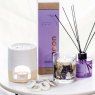 Stoneglow Moon Botanical Lavendar & Mint Wax Tumbler lifestyle image of the candle