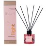 Stoneglow Light Blush Rose & Peony Reed Diffuser image of the diffuser with packaging on a white background