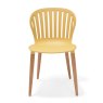 Nassau Coffee Set In Honey Yellow front on image of the chair on a white background