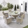 Havana 6 Seater Round Dining Set lifestyle