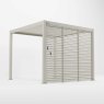 Titan Pergola Fixed Louvre Wall