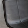 Gallery Direct Charcoal Hawking Lounge Chair close up lifestyle image of the seat of the chair