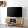 Olson Oak TV Stand lifestyle image of the tv stand