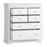Colonial 4 Over 2 Chest angled image of the chest with open drawers on a white background