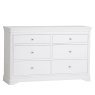 Colonial 6 Drawer Chest angled image of the chest on a white background