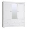 Colonial 3 Door Wardrobe image of the wardrobe on a white background