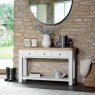 Holkham Oak Console Table lifestyle image of the console table