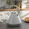 Daewoo Kensington Grey 1.7L 3kw Pyramid Kettle lifestyle image of the kettle