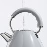 Daewoo Kensington Grey 1.7L 3kw Pyramid Kettle lifestyle image of the kettle