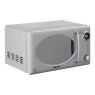 Daewoo Kensington Grey 20L 800w Microwave angled image of the microwave on a white background