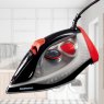 Daewoo 2600w Ultra Glide Steam Iron lifestyle image of the iron