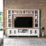 Holkham Oak Extra Large TV Unit Top lifestyle image of the unit