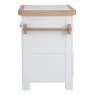 Holkham Oak Small Kitchen Island side on image of the island on a white background