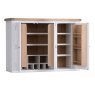 Holkham Oak Triple Larder Unit Top image of the unit on a white background