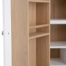 Holkham Oak Triple Larder Unit Top close up image of the unit on a white background