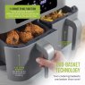 Tower Vortx Grey 8.5 Litre Dual Basket Air Fryer Duo basket technology