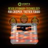 Tower Vortx Grey 8.5 Litre Dual Basket Air Fryer Vortx rapid air circulation