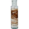 Kaemingk Recycled Multi Coloured Glass Vase Natural small