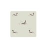 Sophie Allport Set Of 4 Hare Coasters image of the coaster on a white background