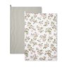 Sophie Allport Blossom Tea Towel Pair image of the tea towel pair on a white background