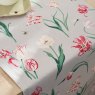 Sophie Allport Tulips Table Runner close up lifestyle image of the table runner