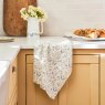 Sophie Allport Spring Chicken Tea Towel lifestyle image of the tea towel