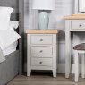 Derwent Grey Large Bedside Cabinet lifestyle image of the bedside cabinet