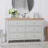 Derwent Grey 6 Drawer Chest lifestyle image of the chest