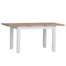 Derwent White 1.2m Extending Table image of the table on a white background
