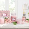 Price's Candles Petali Rose Large Jar Candle lifestyle image of the candle